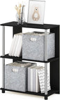 Furinno Jaya Simple Design 3-Tier Bookcase/Bookshelf/Display Rack by Furinno-FitsYourSpaceFitsYourBudget