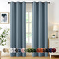 MIULEE Blackout Curtains for Bedroom 2 Panel 40 x 72 Inch Long Greyish Blue | by MIULEE