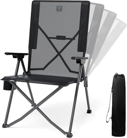 EVER ADVANCED Teslin Reclining Camping Chairs by EVERADVANCED