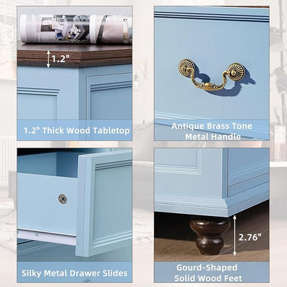Joaxswe Farmhouse 54" 7 Drawers Dresser - Image 5