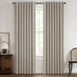 MIULEE 100% Blackout Linen Curtains 42 x 72 Inch Pebble Taupe 2 Panels | by MIULEE