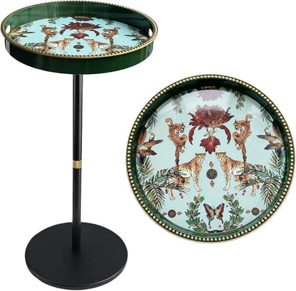 Gesodant Boho Single Leg Round Side Table by Gesodant+
