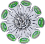 Rice rat K cup Holder Storage Coffee Capsules Pod Holder Carousel 4 Tier Compatible with 36 K-Cup Pods