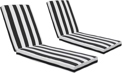 Only choice Chaise Lounge Cushions Outdoor, Fade & Water Resistant Patio Lounge by ONLYCHOICE