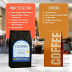 Colombia Single Origin Whole Bean Coffee, Medium-Light Roast with Lemongrass, Tangerine & Floral Aromatic Notes, Specialty Coffee Beans Colombian, 35.2oz (2.2lb) Bag, Perfect for Enthusiasts