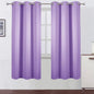 Lavender Thermal Blackout Curtains/42 x 72 Inch/Set of 2 Panels Room Darkening by Lemomo