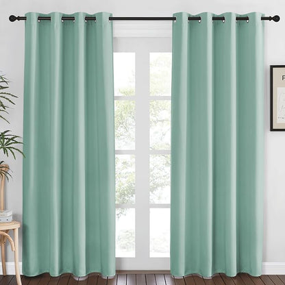 NICETOWN Blackout Curtains 84 Inch Length, Thermal Insulated Room Darkening by NICETOWN
