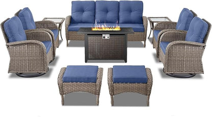 Belord Expansive 10 Pieces Outdoor Patio Furniture Set - Image 3