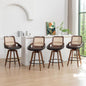 Set of 4 Bar Stools Counter Height by KUNZENTLIVING