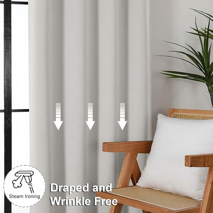 Simplebrand Ava Natural Blackout Curtains - Image 7