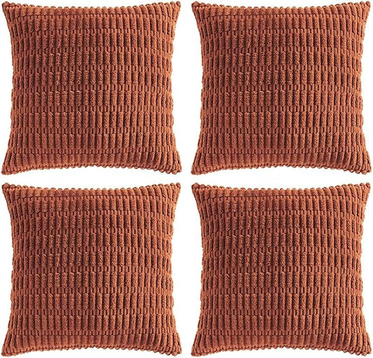 Fancy Homi 4 Packs Decorative Throw Pillow Covers by Fancy+Homi