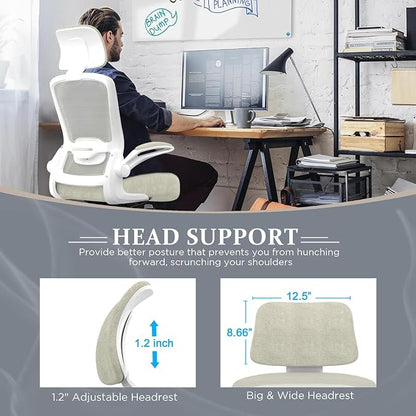 Mimoglad Office Chair, High Back Ergonomic Desk Chair - Image 5