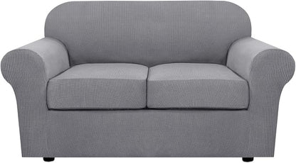 H.VERSAILTEX 3 Piece Stretch Sofa Covers by HVERSAILTEX