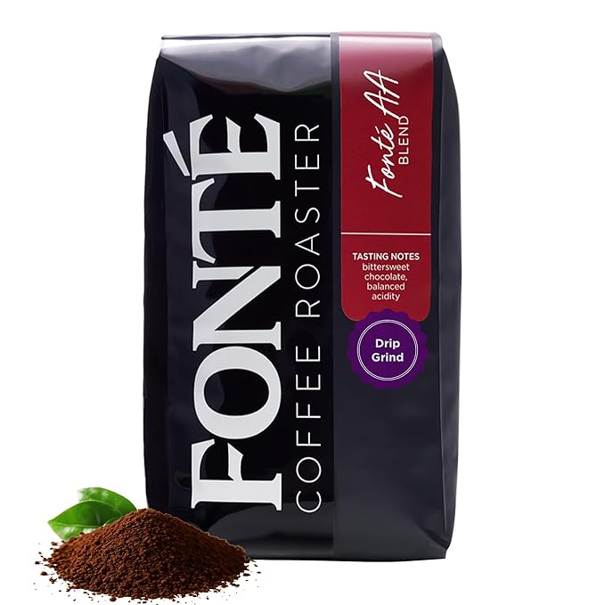 Fonte Coffee Roaster - Drip Coffee - Medium-Dark Fresh Roast - Roasted in Seattle - Single Origin - Bright, Chocolately, Balanced - 12 oz - Fonte AA