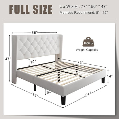 Einhomn Full Size Platform Bed Frame - Image 2