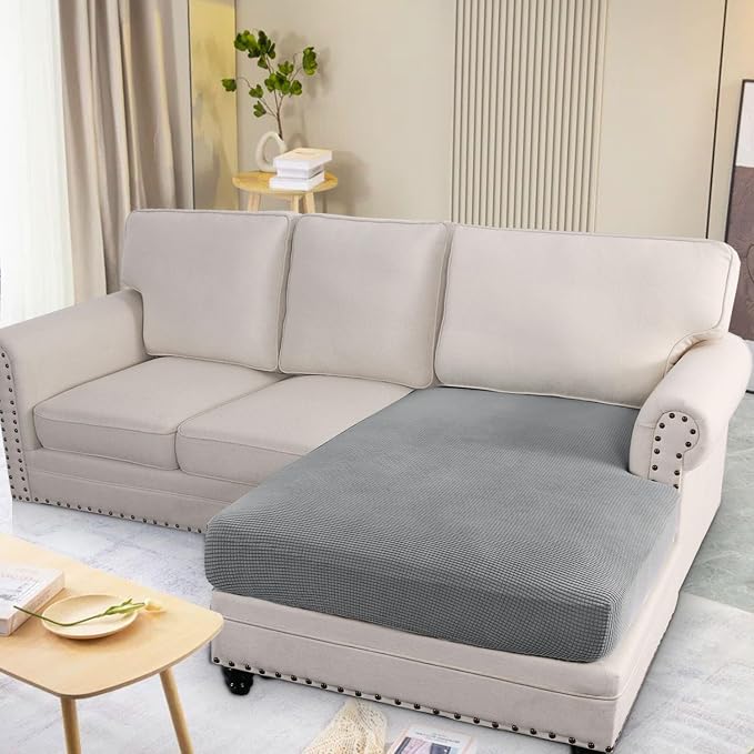 H.VERSAILTEX Super Stretch Individual Chaise Cover Sectional Couch Covers - Image 2