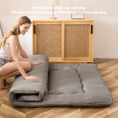 MAXYOYO Japanese Floor Mattress Futon Mattress, Thicken Tatami Mat Sleeping Pad - Image 2