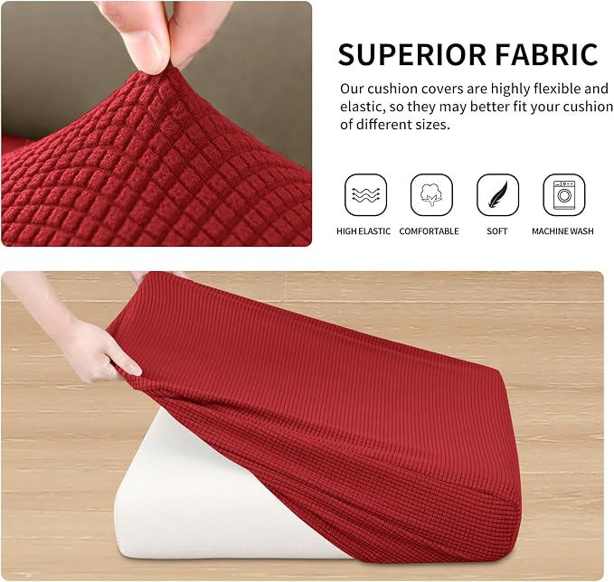 Easy-Going Stretch Individual Chair Couch Cushion Cover Sofa Cushion Furniture - Image 6