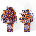 Edible Halloween Sprinkles for Cake Decorating, Halloween Jimmies Sprinkle, Nonpareils Sprinkle, White, Orange, Purple, and Black Sprinkles for Cupcakes, Macarons, Ice Cream, and Cookies