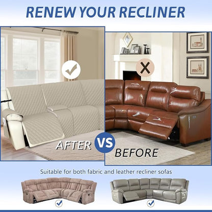 Arfntevss Recliner Sectional Couch Covers 1OO% Waterproof L Shape Sofa Cover - Image 5
