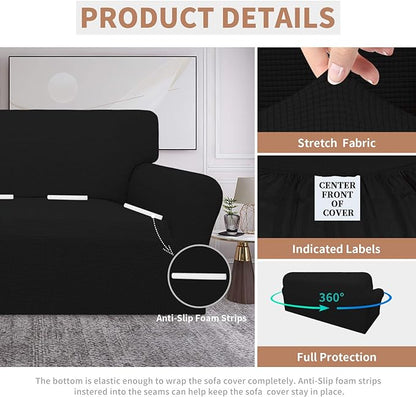 Easy-Going 100% Waterproof Couch Cover, 3 Cushion Couch Slipcover - Image 4