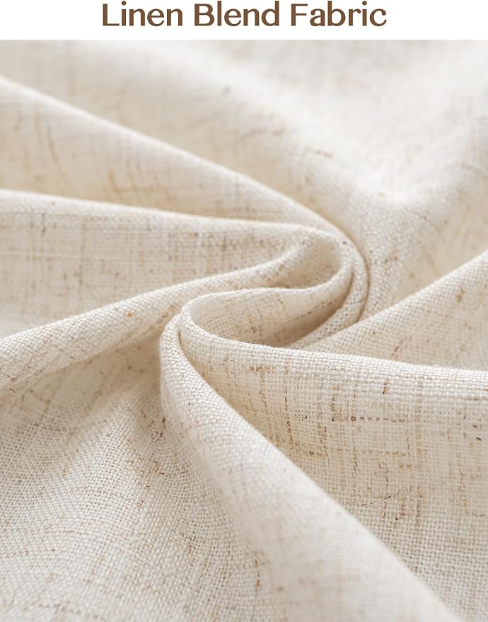 Liz Pinch Pleated Linen Curtains 100 Inches Long - Image 7