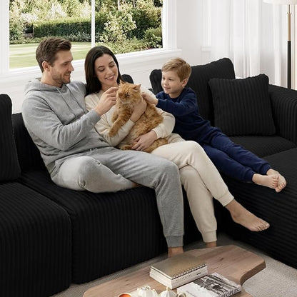 Novilla Modular Sectional Sofa, Modern Cloud Sectional Couch - Image 11