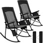 Romswi 2 Pack High Back Portable Rocking Chair by Romswi