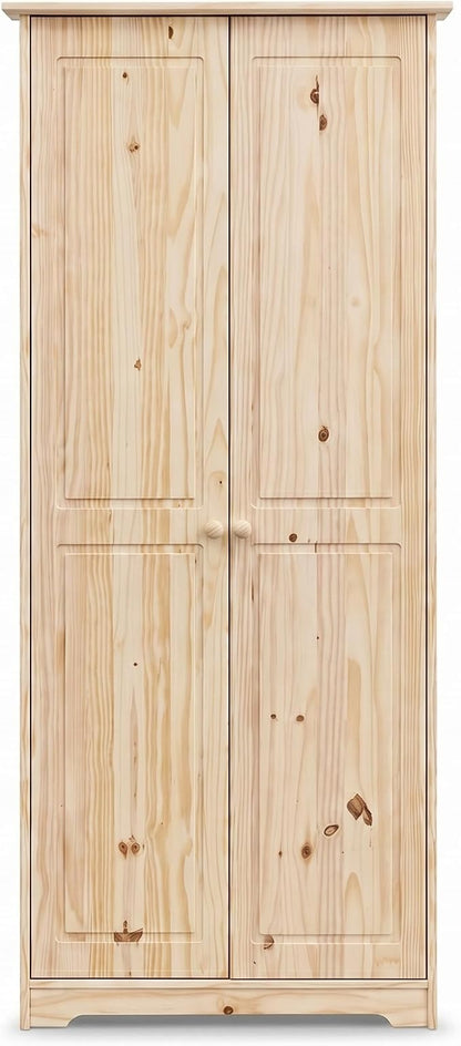 From the Tree Furniture Solid Pine Pantry Cabinet — 72" Tall Unfinished Kitchen - Image 3