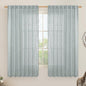 Extra Wide Semi Sheer Linen Curtains by LAMIT