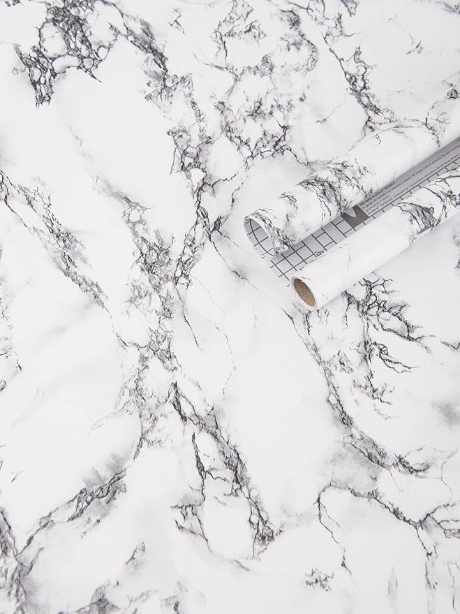 Art3d 200" * 17.3" Marble Paper Countertops by Art3d