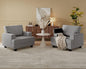 Rexulqo Oversized Accent Chair Set of 2, Upholstered Armchair by REXULQO