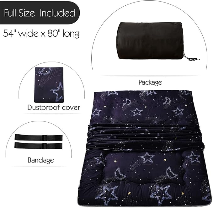 MAXYOYO Japanese Futon Mattress Floor Mattress Sleeping Pad Foldable Mat Roll - Image 3