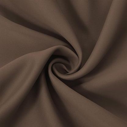 Chocolate Brown Blackout Curtains 38 x 54 Inch Length/Set of 2 Curtain - Image 5