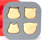 Li&Zhao Silicone Muffin Pans for Baking - 2 PCS Thick Silicone Cupcake Pan Animal Silicone Egg Bite Molds Silicone Muffin Cups Mini Cupcake Pans for Making Muffin Cakes,Tart,Festival