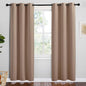 NICETOWN Short Window Curtains and Drapes, 42 by 78 Inch, Cappuccino, Thermal by NICETOWN