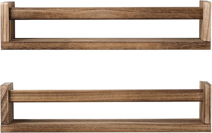 JORIKCHUO Nursery Book Shelves, Kitchen Spice Rack, or Rustic Wall Mounted by JORIKCHUO
