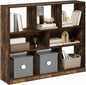 Furinno DALY Book Shelf, 8-Cube Bookshelf, Horizontal Cube Storage Organizer by Furinno-FitsYourSpaceFitsYourBudget