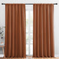 NICETOWN 2 Panels Blackout Curtains, Rod Pocket Thermal Insulated Drapess by NICETOWN