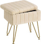 Greenstell Vanity Stool Chair Faux Fur by Greenstell