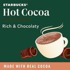 Starbucks Coffee K-Cup Pods, Naturally Flavored Hot Cocoa For Keurig Coffee Makers, 6 Boxes (60 Pods Total)