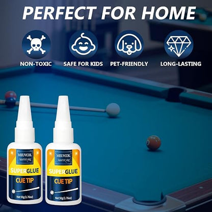 Pool Cue Tip Glue 100g, Quick Dry Billiard Cue Tip Glue - Image 6