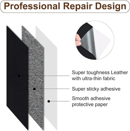 Numola Leather Repair Patch 8×11 inch Self-Adhesive Leather Repair Tape - Image 3