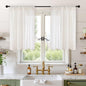 BGment Linen Cafe Curtains 42X36 Inch Length by BGment