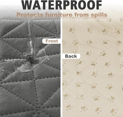 Ameritex Sofa Cover Waterproof for Seats Couch Cover for Dogs Pet Couch Cover - Image 2