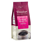 Teeccino Almond Amaretto Chicory Coffee Alternative - Ground Herbal Coffee That’s Prebiotic, Caffeine Free & Acid Free, Medium Roast, 11 Ounce (Pack of 6)