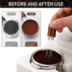 Gmnuiy51mm Coffee Tamper Set 23 PCS, Espresso Accessories Kit Barista Kit,316stainlesss Tamper & WDT Tool,316stainlesss Frothing Pitcher, Stirrer, Tamper Mat, Latte Art Pen Coffee puck screen