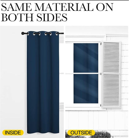 NICETOWN 84 inches Blackout Curtains - Image 6