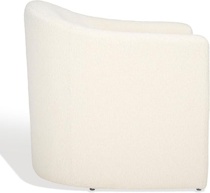SAFAVIEH Couture Collection Laylette Ivory Boucle Accent Chair - Image 11
