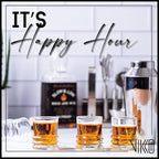 Vikko Shot Glasses, 2.75 Ounce Shot Glass Set of 6 Small Liquor and Spirit Glasses, Durable Tequila Shot Glasses For Alcohol and Espresso Shots